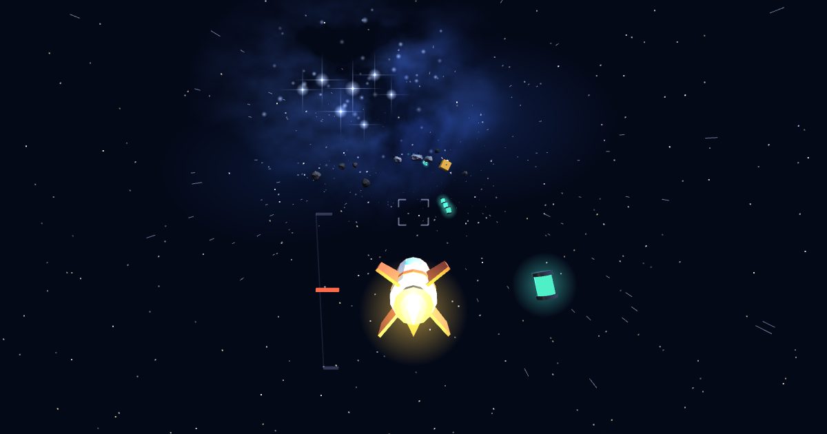 Flying through the Pleiades sector in Comet Courier